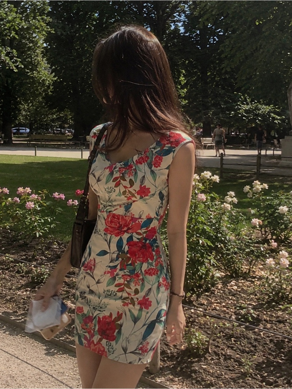 GUESS Floral Bodycon Mini Dress XS